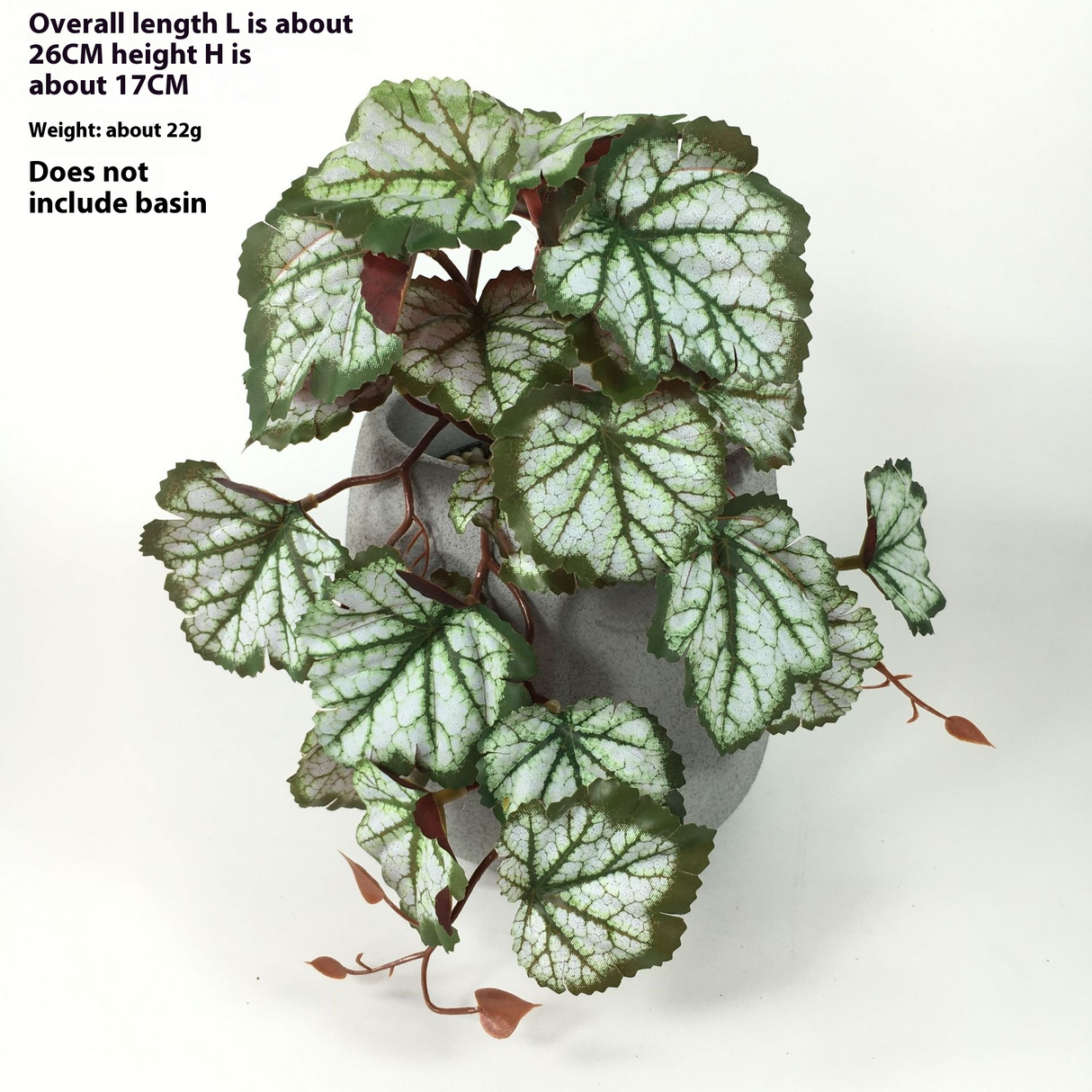 Kunstgjord hängväxt för naturlig dekoration inomhus och utomhus Carvallo