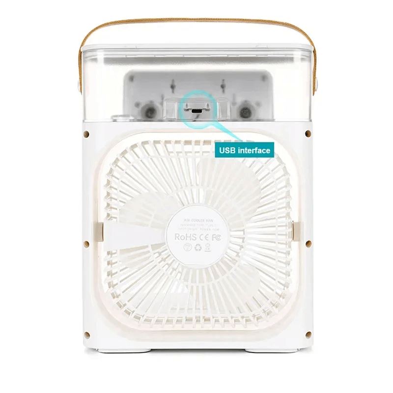 Portabel Bordsfläkt Luftkonditionering med Vattenkylning-Kök-BB-Hemnix