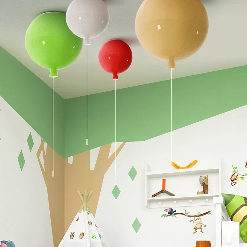 Ballong Plafondlampa Modern Stil Akryl Lampa för Hall Carvallo