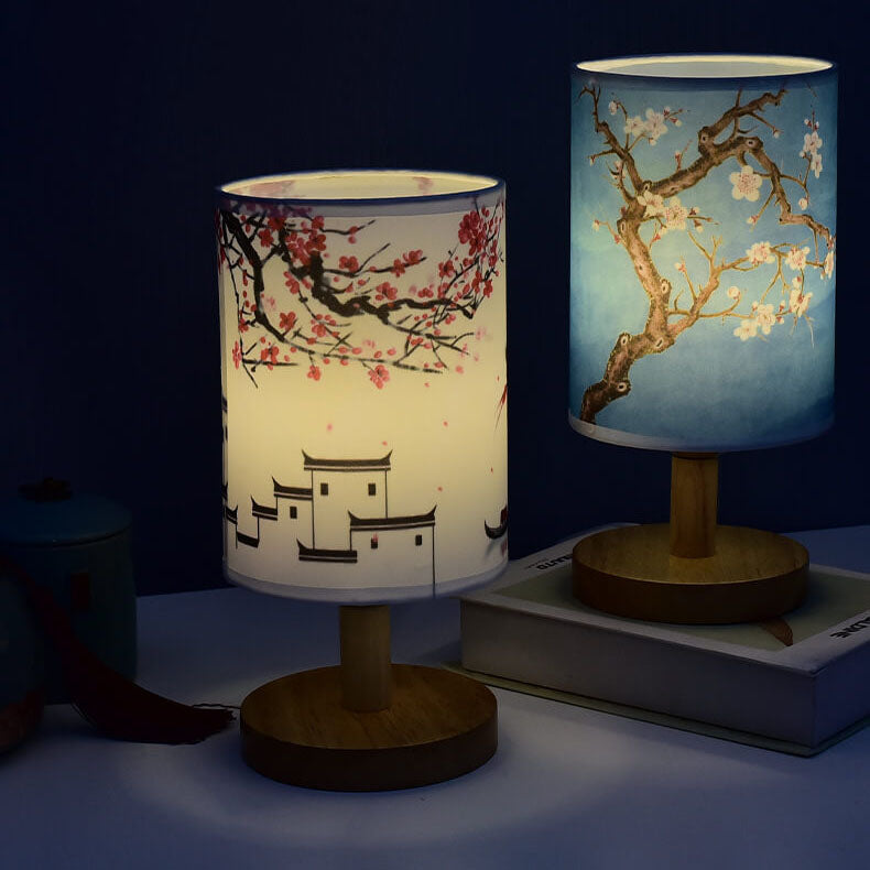 LED-bordslampa i trä – naturlig elegans, mjukt sken MILA Sverige