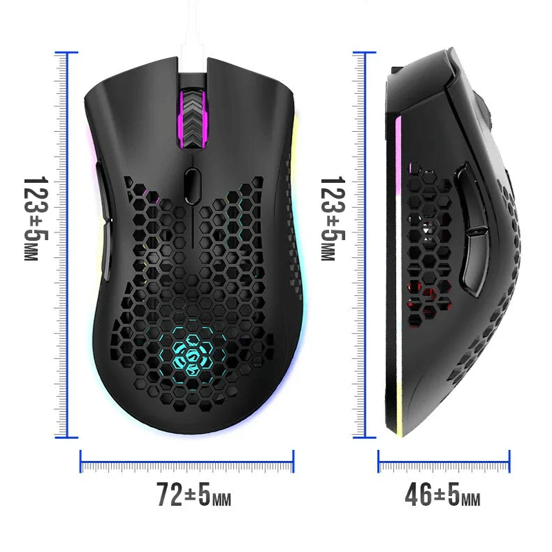 Trådlös Spelmus-Mouse-BB-Hemnix