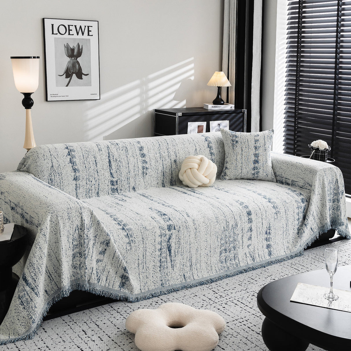 Samtida Canvas Sofföverdrag - Modernt, Stiligt & Hållbart Soffskydd Carvallo