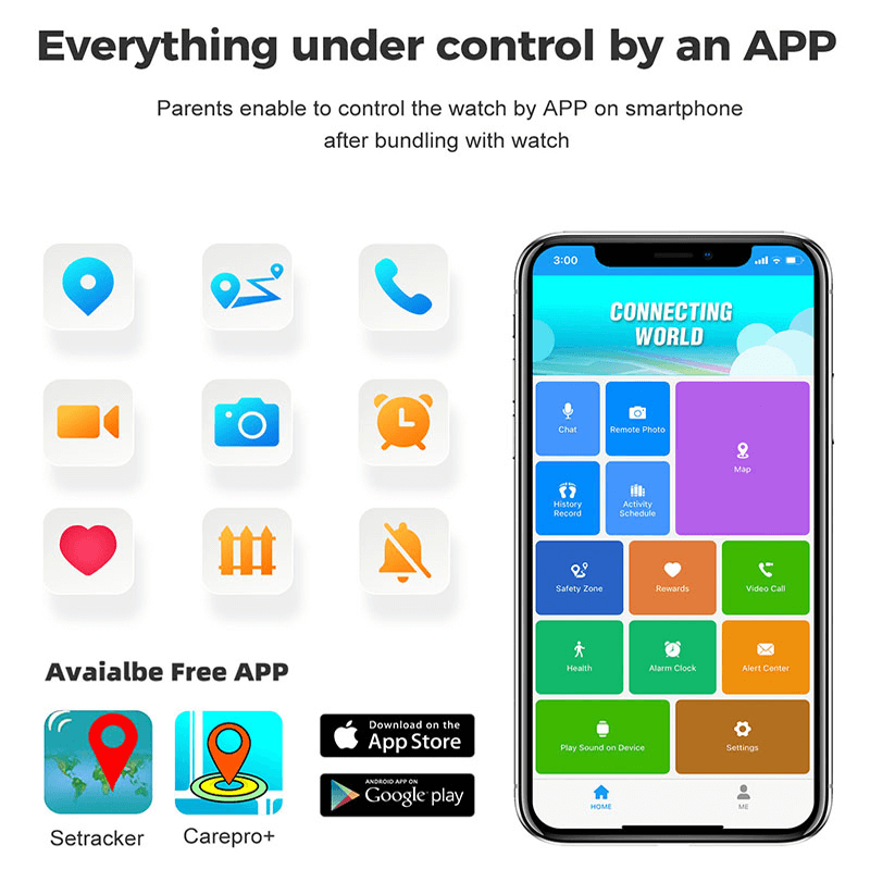 4G Smartklocka för Barn-Barn-BB-Hemnix