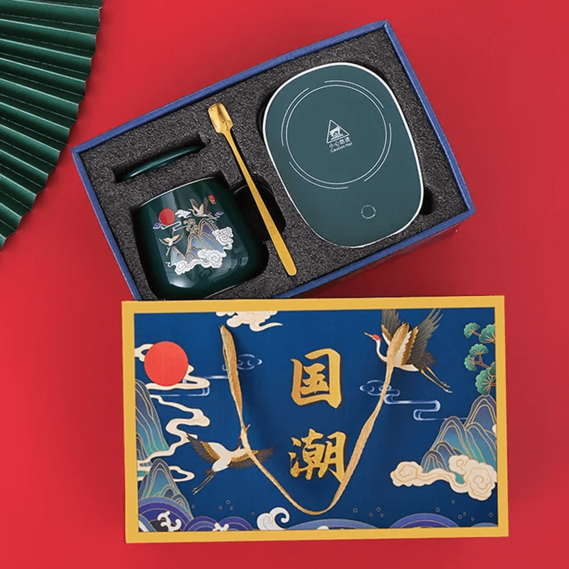 Ceramikmugg Presentset-Kök-BB-Stil 4-Grön-Presentuppsättning-Hemnix