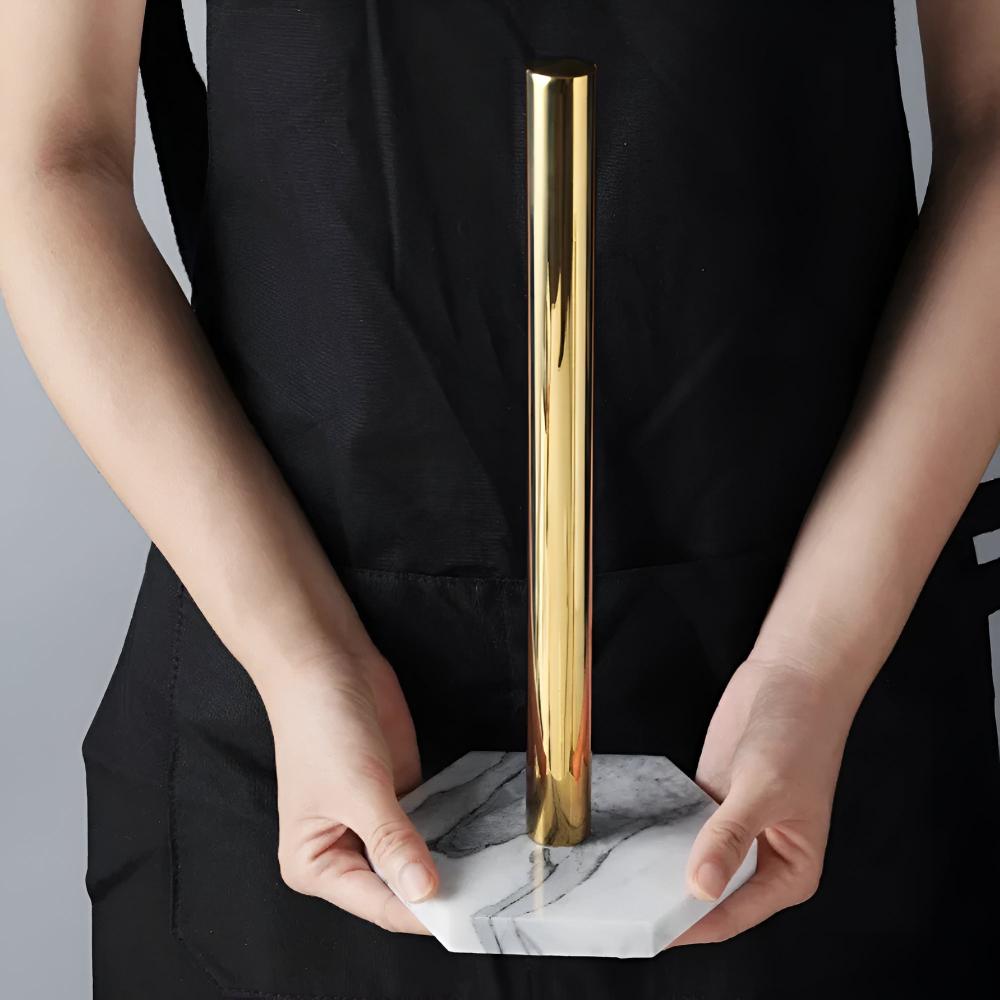 Marmor Bas Pappershanddukshållare Carvallo