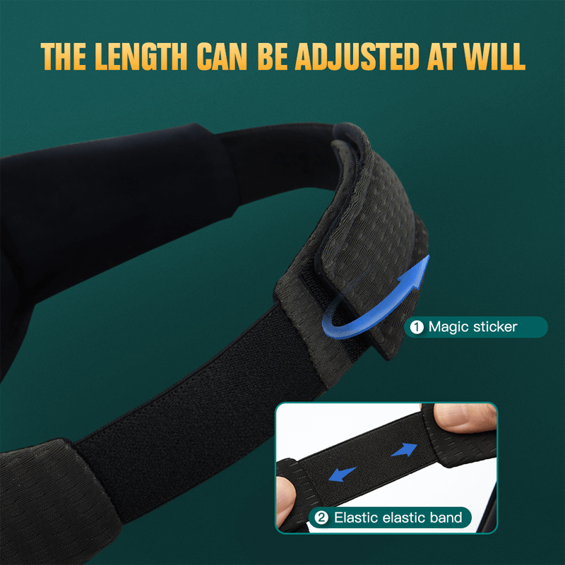 Portabel 3D Sovmask - Ljusblockerande, Mjukt Vadderat Ögonskydd för Optimal Komfort-Personligt-BB-Hemnix