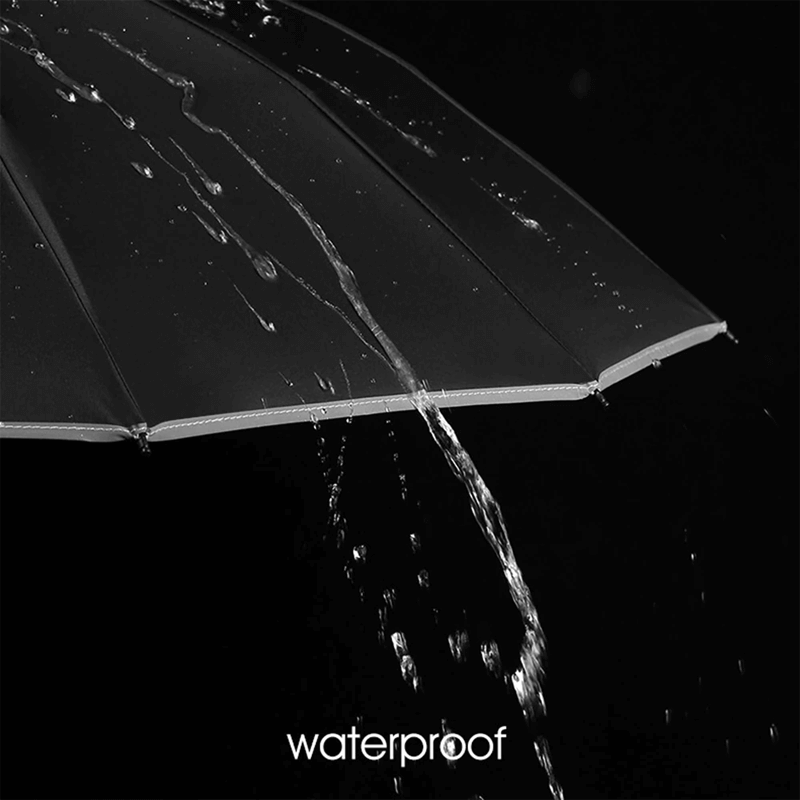 Hopfällbar Paraply med LED-ficklampa-Personligt-BB-Hemnix