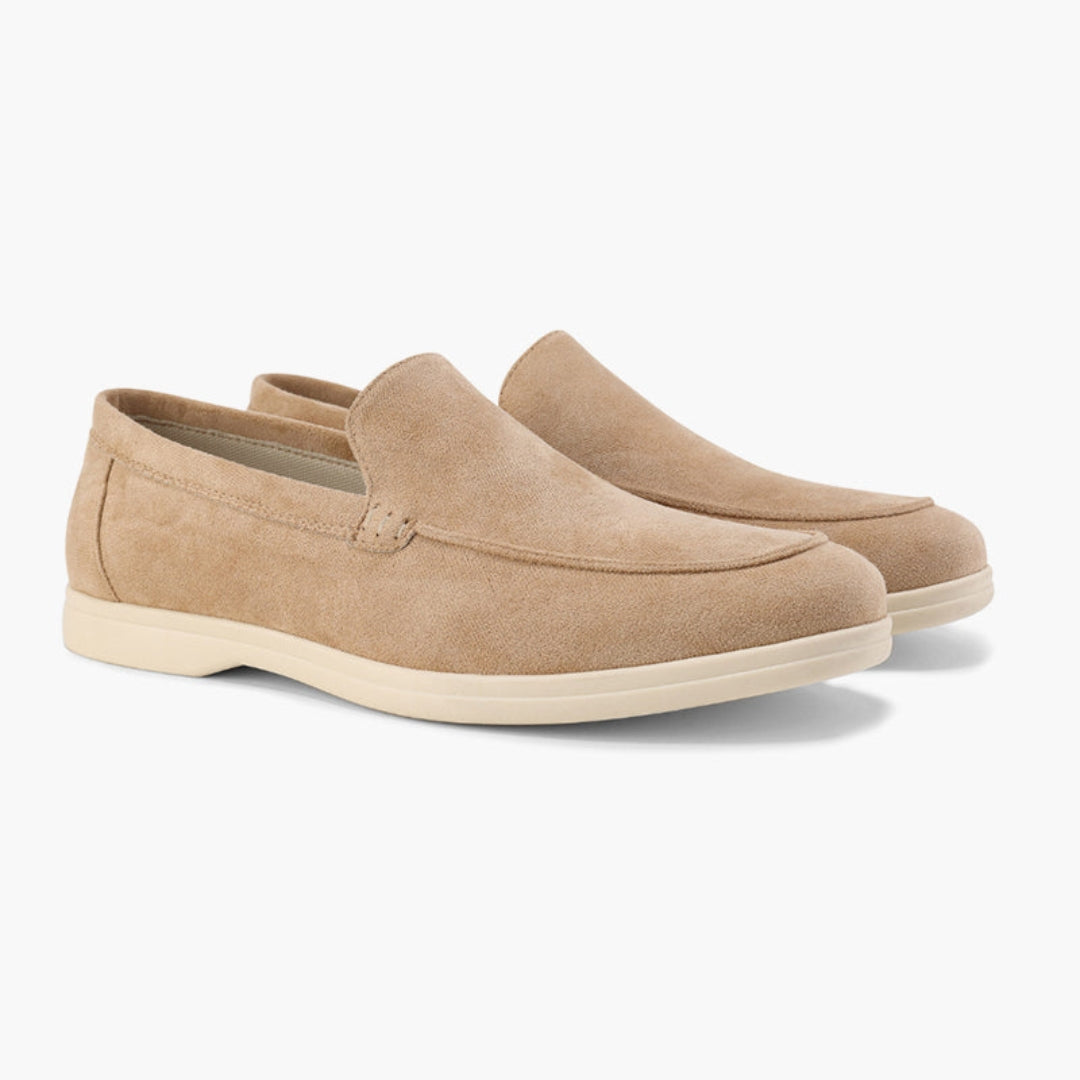 OldMoney™ Loafers i mocka-Hemnix-Ljusbrun-38-Hemnix