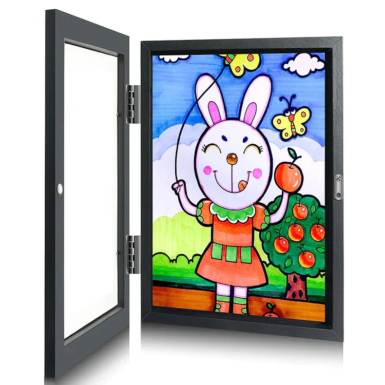 ForeverFrame® Ram för barns konst (2st)-0-Hemnix-✔ Gratis frakt på denna vara-Svart-2st ForeverFrame® för 449kr-Hemnix
