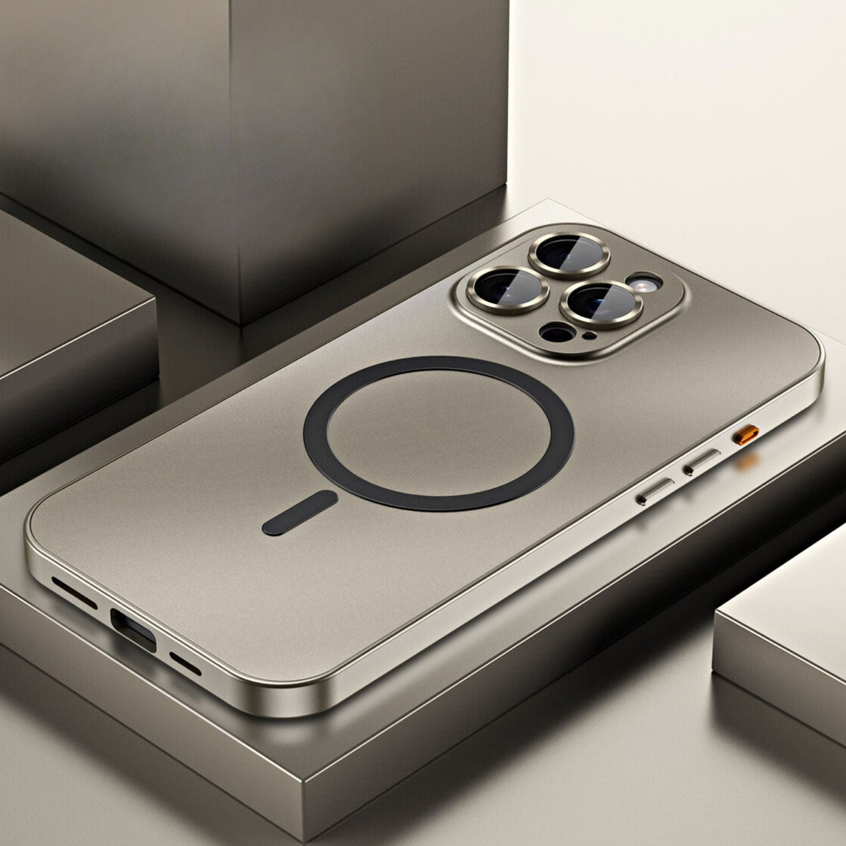 Telefonfodral Magnetisk Metall Tunn Skyddande Fodral Carvallo