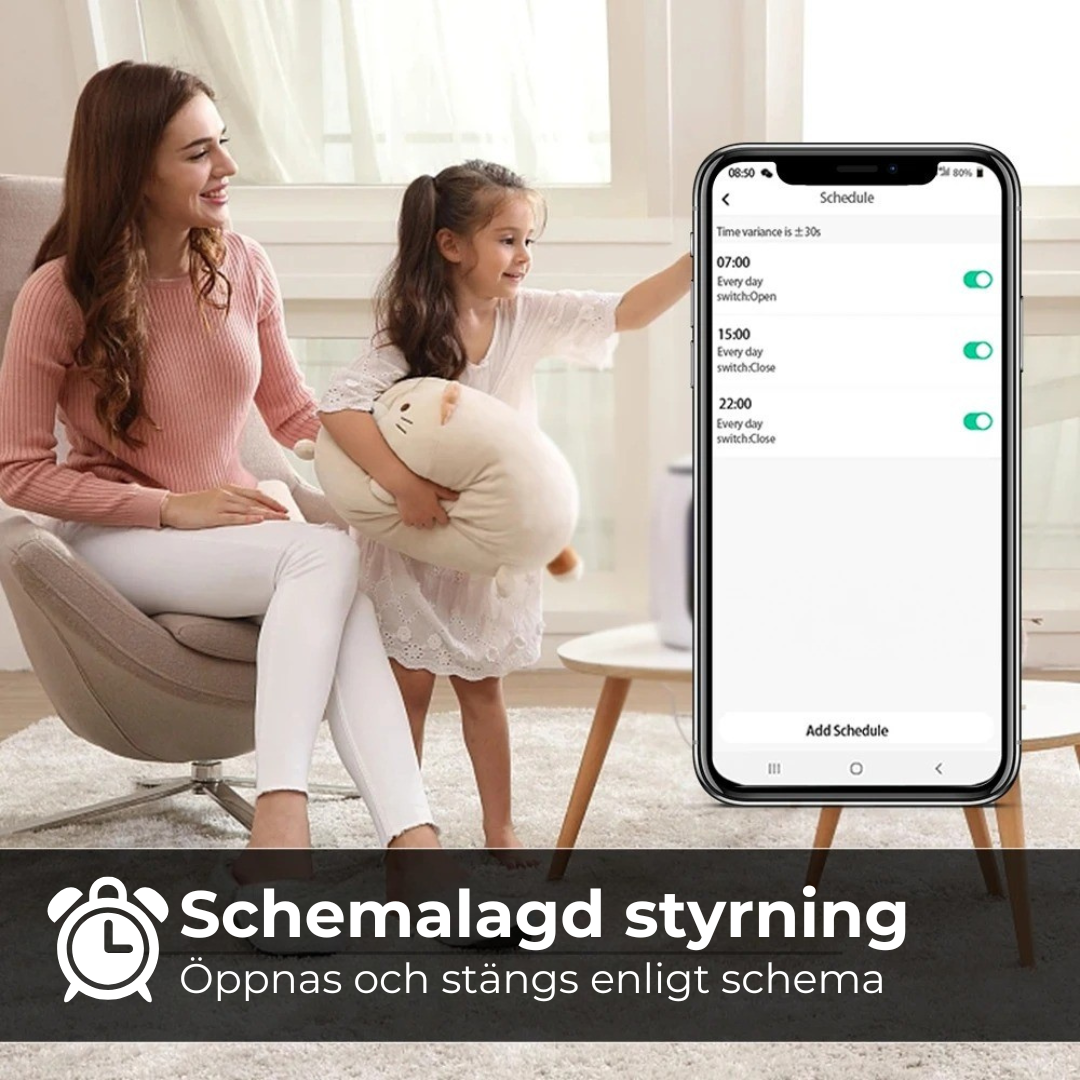 Automatiskt Gardinöppnare-Hemnix-Hemnix
