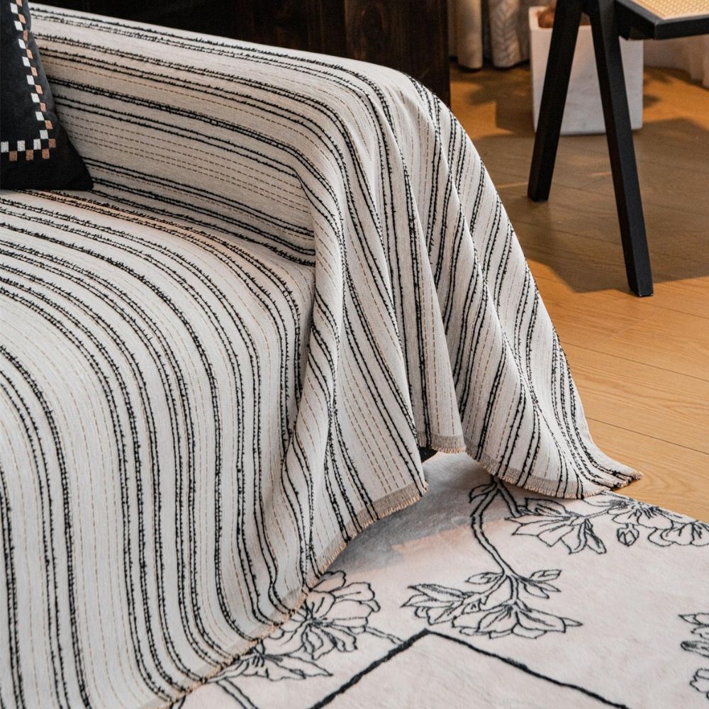 Regal Stripes Chenille Sofföverdrag Carvallo