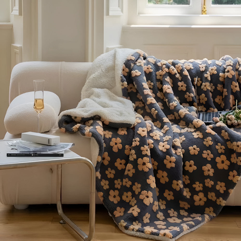 Naturens Vildblomma Lycka Filt Carvallo