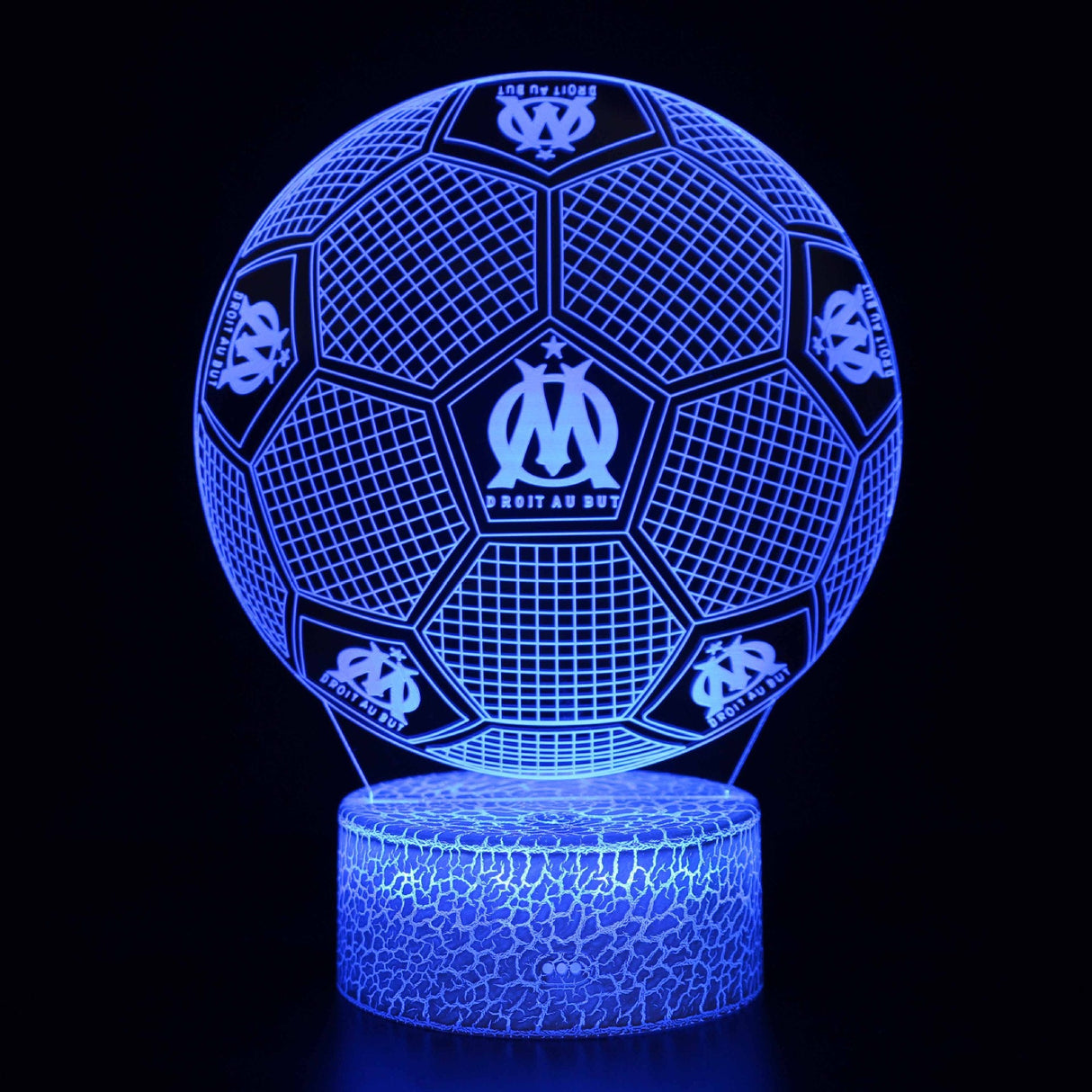 Fotboll 3D Illusion LED-Lampa - Nattlampa - Club Footballdinho