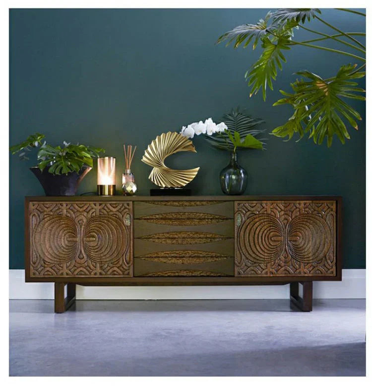 Snygg halvmåneskulptur – Sofistikerad inredningsdekor för hem och kontor MILA Sverige