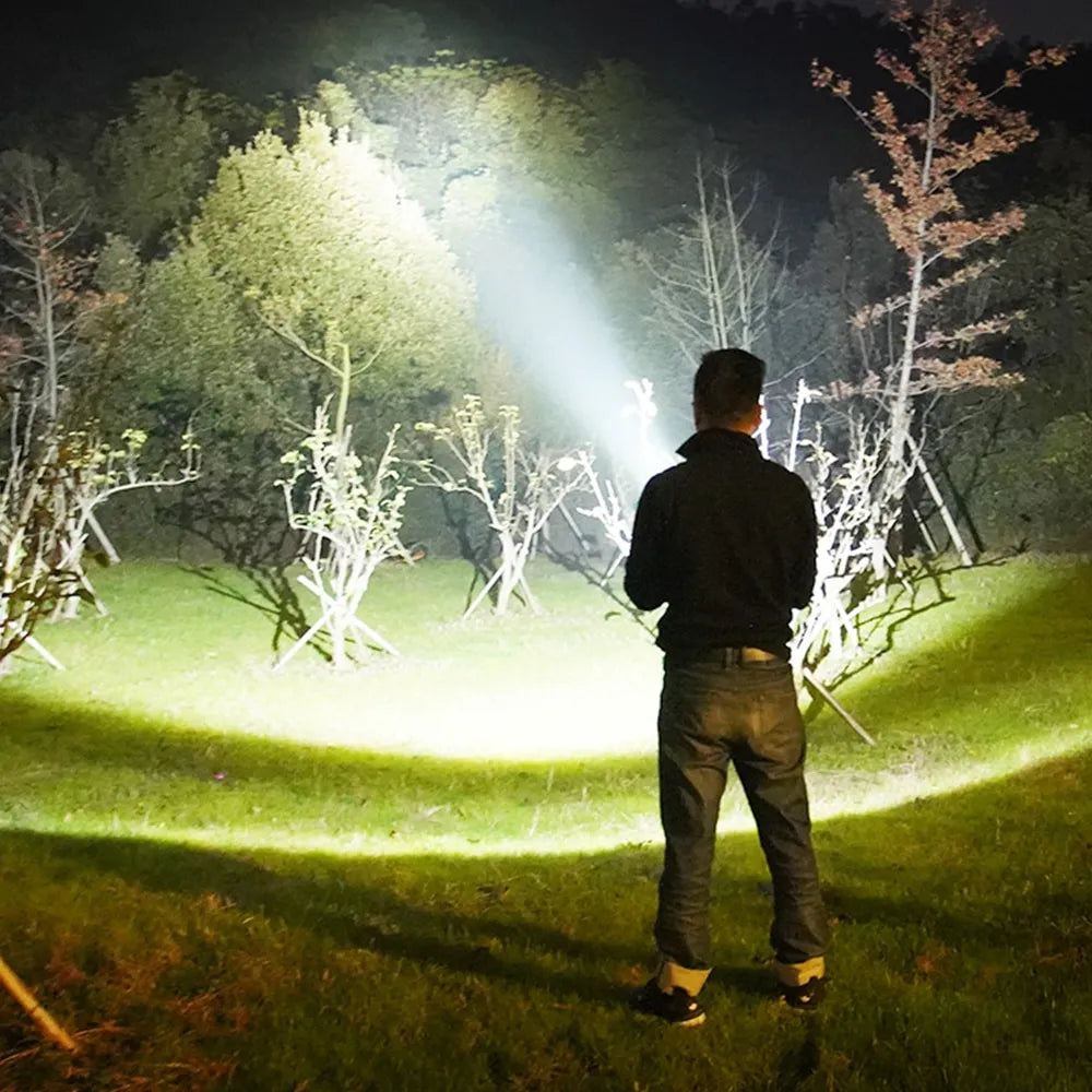 LED Dubbelsidig Ficklampa – Vattentålig Arbetslampa för Utomhus och Nödsituationer Carvallo