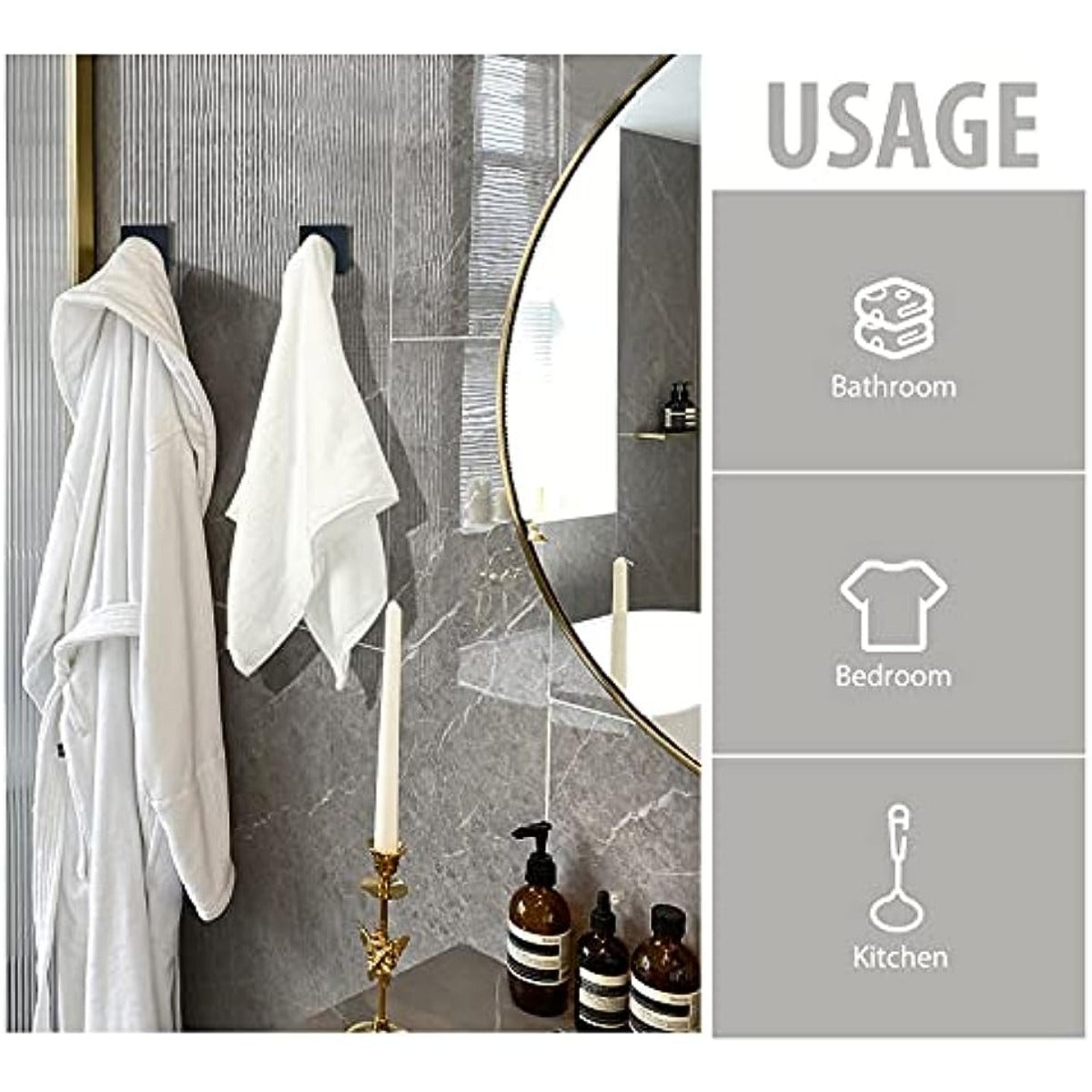 Händiga Självklibbande Krok - För Organisation och Bekvämlighet Carvallo