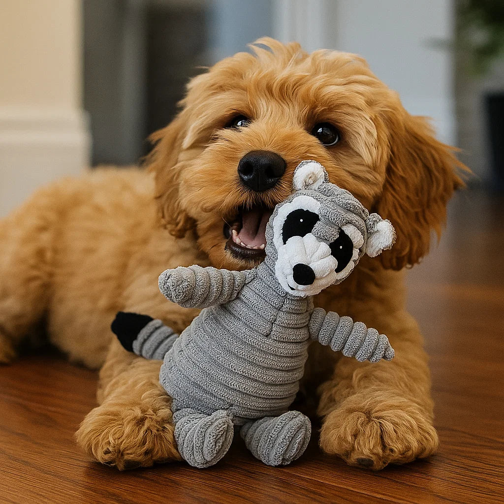 Hundleksak Pluffig Squeaky Tuggedyr Carvallo