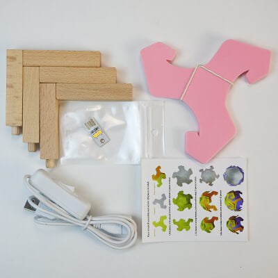 DIY Mondlampe LED Nachtlicht USB Dekorative Tischlampe MILA Sverige