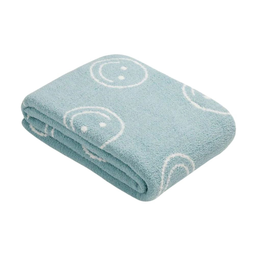 Smiley Face Plush Blanket Carvallo