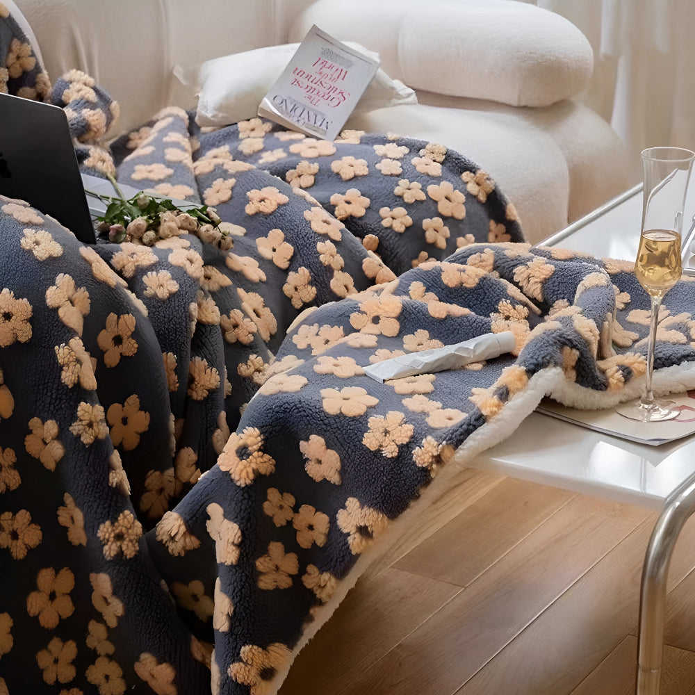 Naturens Vildblomma Lycka Filt Carvallo