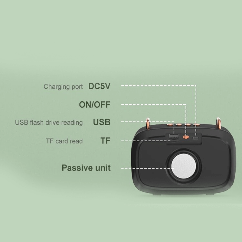 Bärbar Högtalare i Retrostuk-Kök-BB-Hemnix