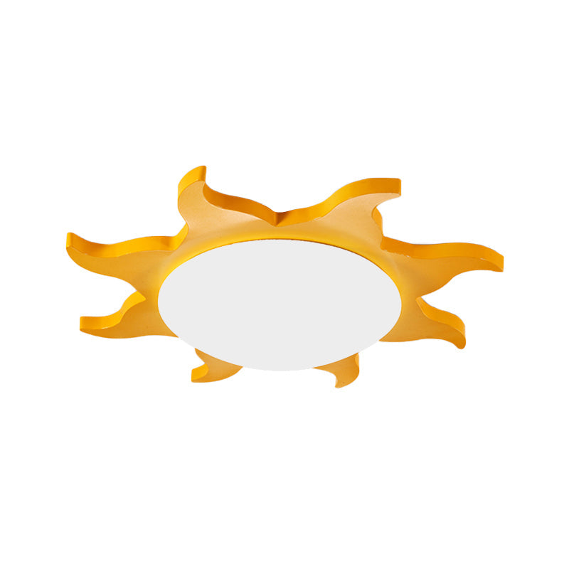 SunShape - Tecknad Trä Akryl Taklampa för Förskolan Carvallo