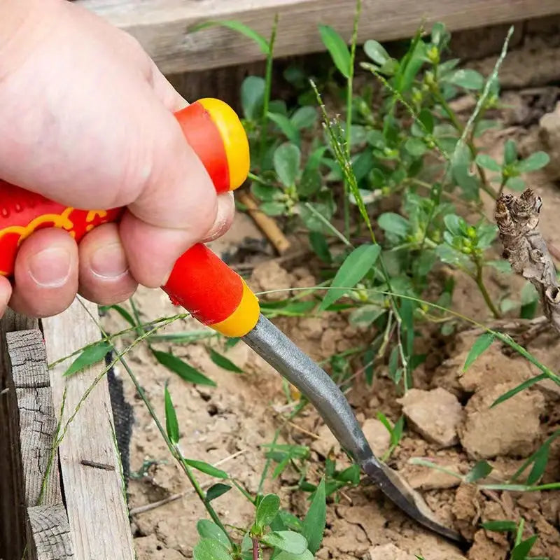 Rostfri trädgårdsspade för ogräsrensning och grönsaksgrävning.-VaruZ-Hemnix