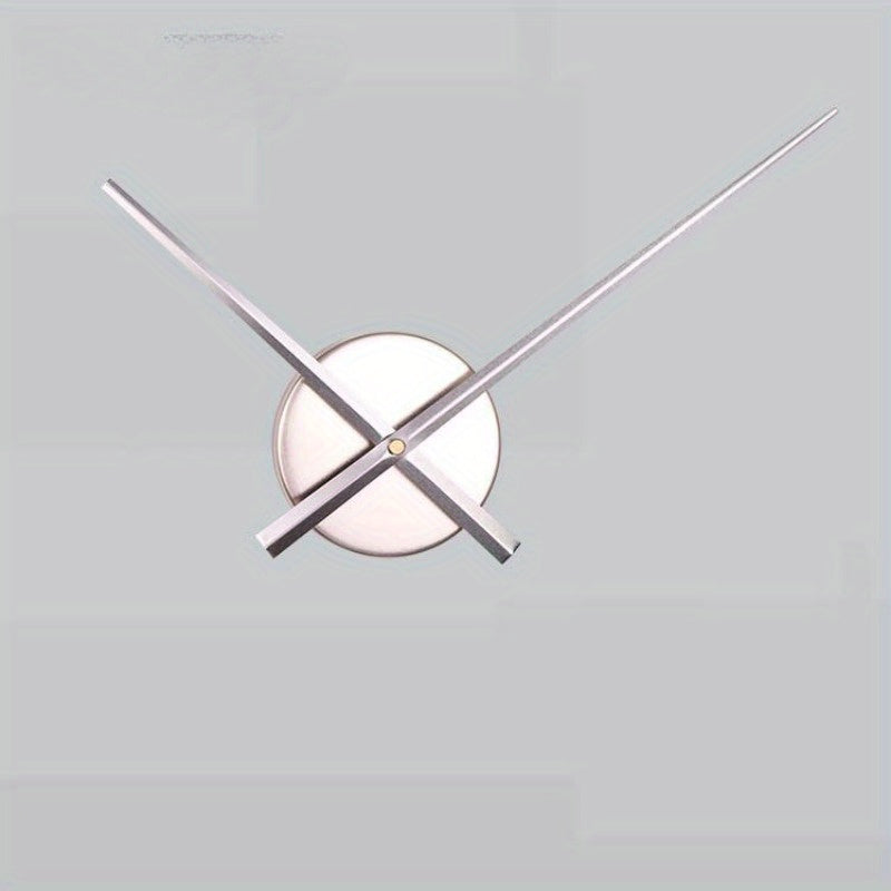 DIY Vägghängd Klocka med Metall Urskiva - Tyst Urverksrörelse för Heminredning Carvallo