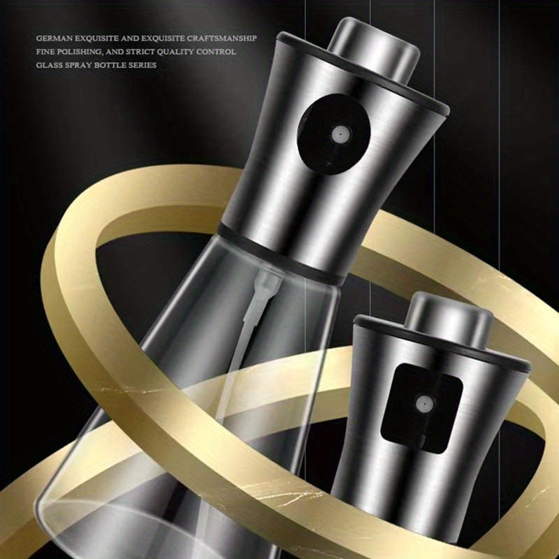 Stor sprayflaska för olja – Tryckbehållare i glas och rostfritt stål 304, BPA-fri MILA Sverige