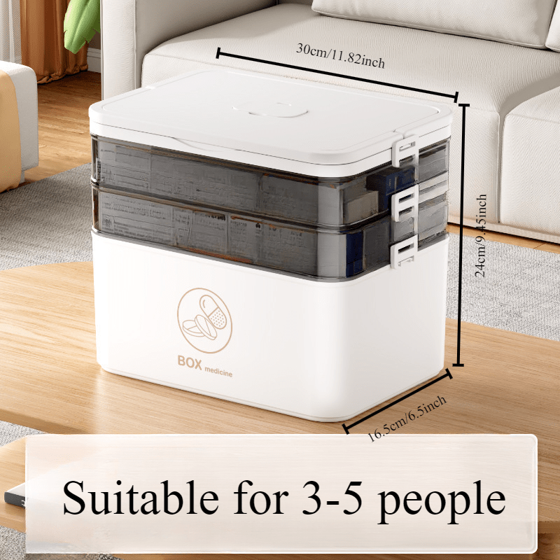 Stor reseask med piller – Fack med snäppfäste för dagliga mediciner och vitaminer MILA Sverige