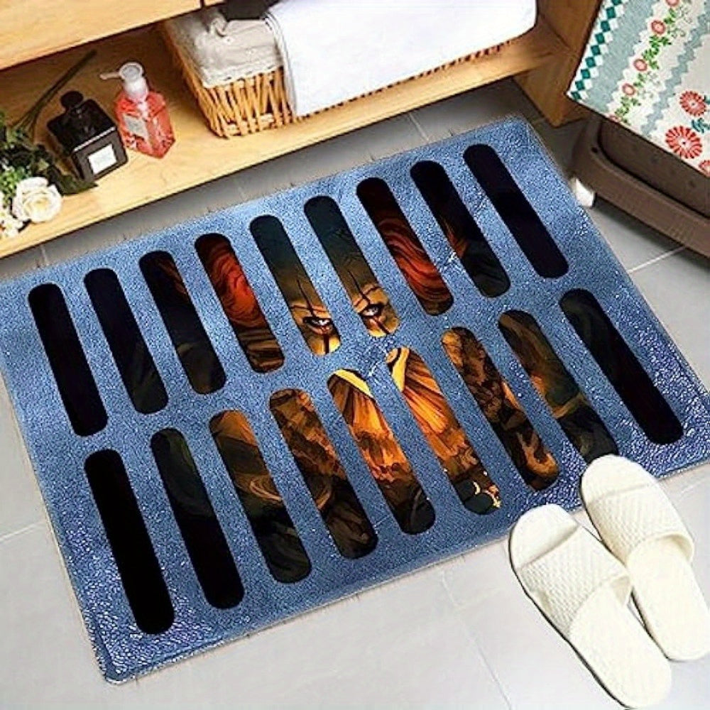 Dörrmatta Halloween Horror Halkfri Polyester Matta Carvallo