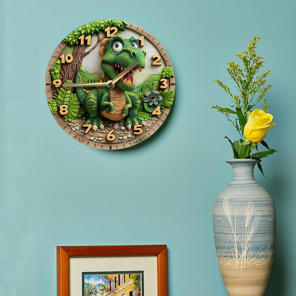 Dino Klockäventyr - Lär dig att berätta tid med roligt Carvallo