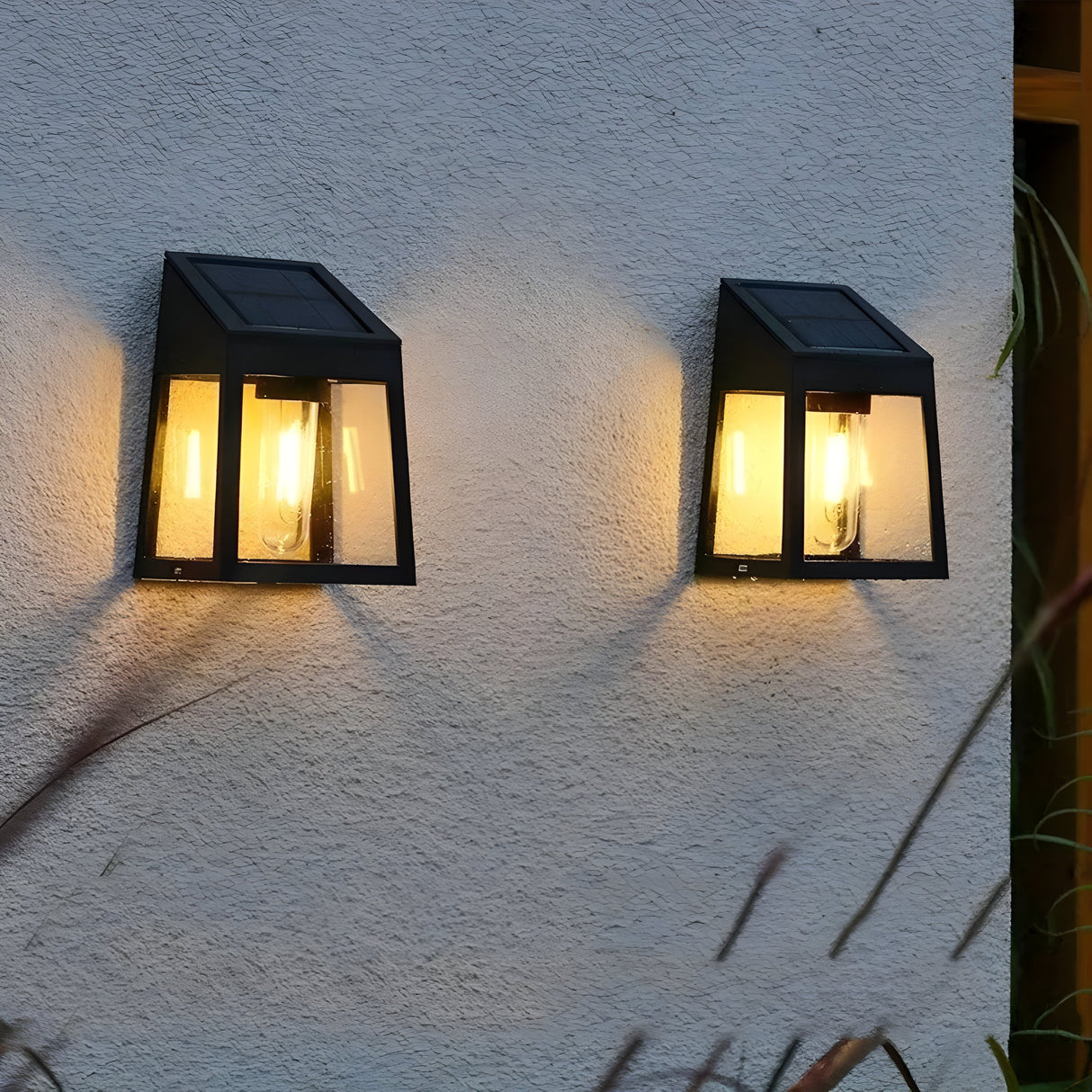 MeadowGlow Light – 2 st Återuppladdningsbara Solträdgårdslampor Carvallo