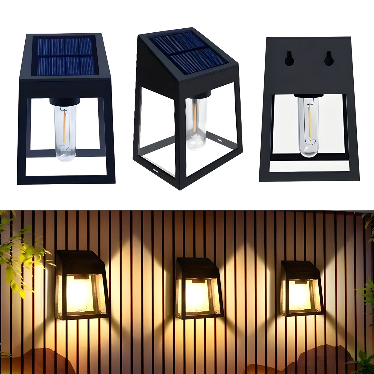 MeadowGlow Light – 2 st Återuppladdningsbara Solträdgårdslampor Carvallo