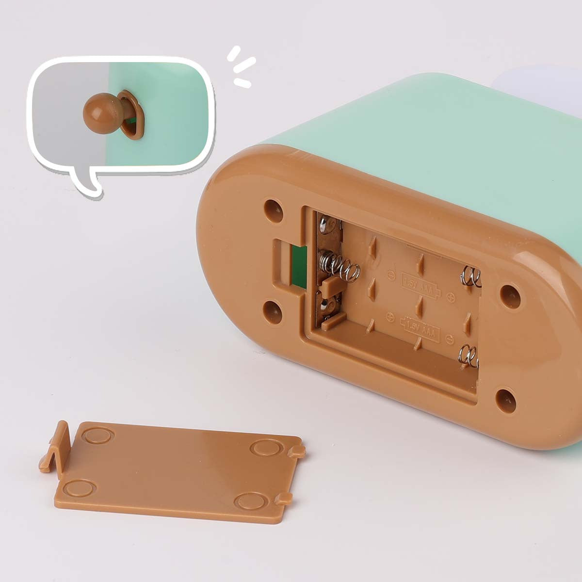 GlowSphere - Charmig Färgglad LED Nattlampa för Sängrumsinredning Carvallo