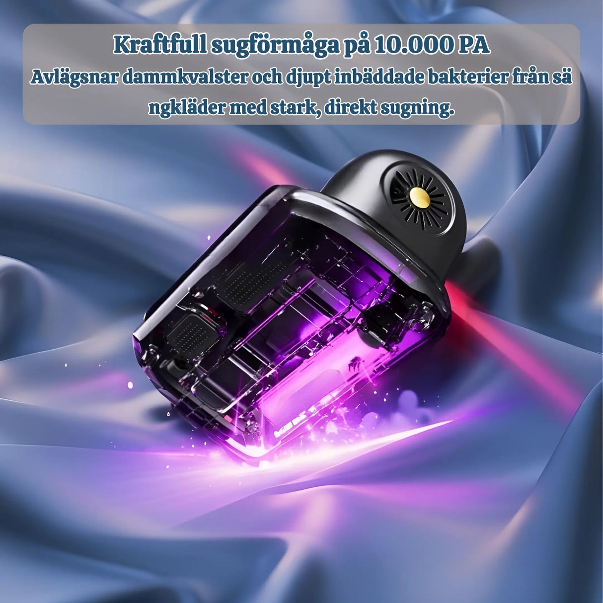 PureVac - 10kPa Sladdlös Handhållen Dammsugare för Madrass och Kvalster-dammsugare-BB-Hemnix