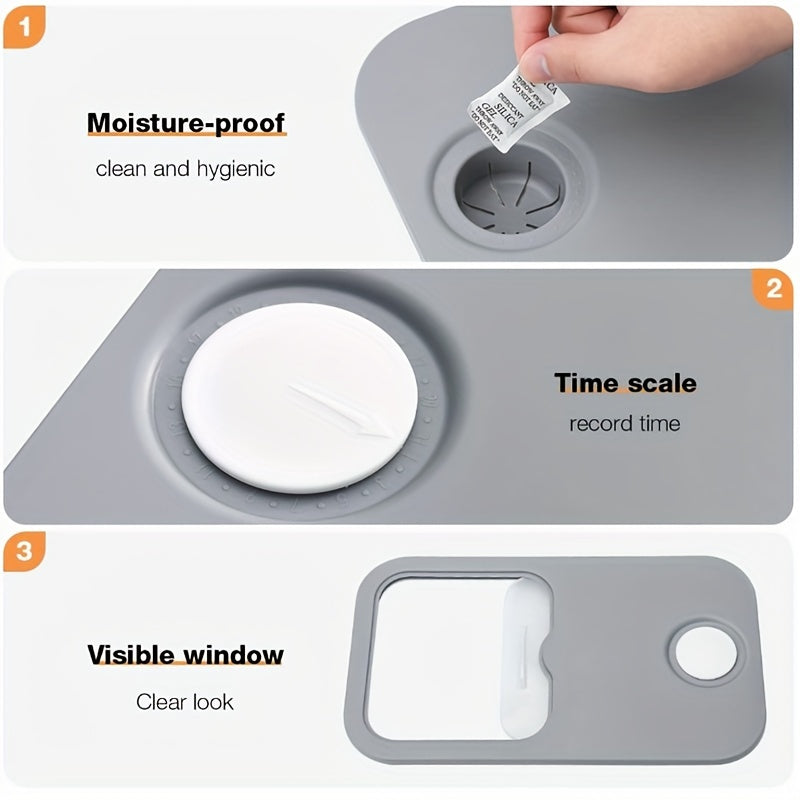 Stor tvättmedelsbehållare med skjutbart lock – Stor förvaringsbehållare för pulver och kapslar MILA Sverige