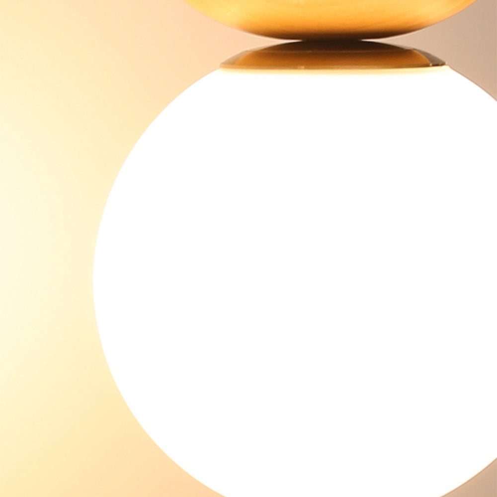 Taklampa med glas skärm för hallen Carvallo