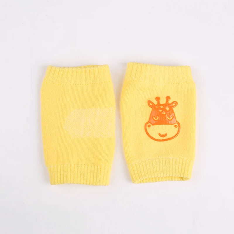 Mjuka Knäskydd för Barn-barn-BB-Djur-Gul-Hemnix