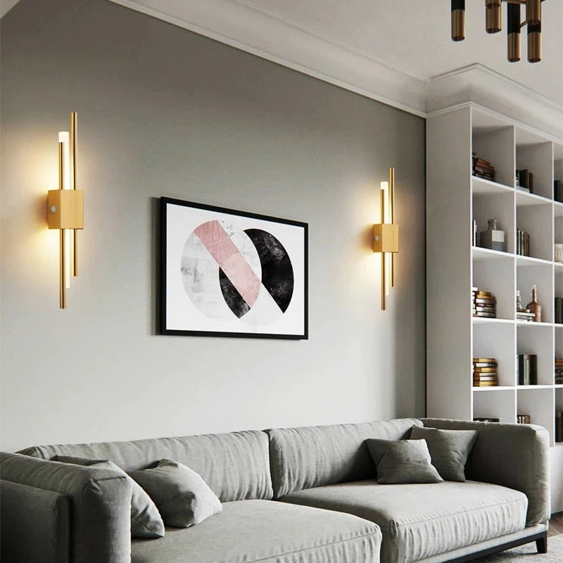 LED Staggered Trådlös Vägglampa – Usb Uppladdningsbar Inomhusbelysning för Modern Hembelysning Carvallo