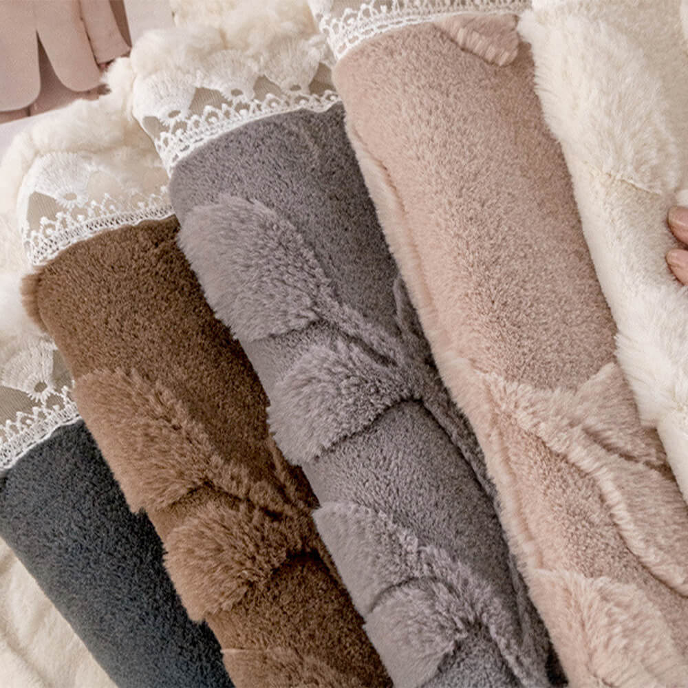 Branch Jacquard Elegant Decorative Plush Non-Slip Sofföverdrag Carvallo