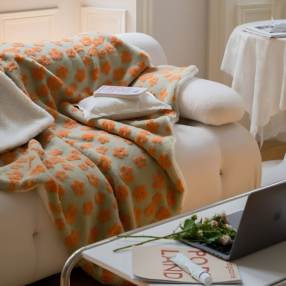 Naturens Vildblomma Lycka Filt Carvallo