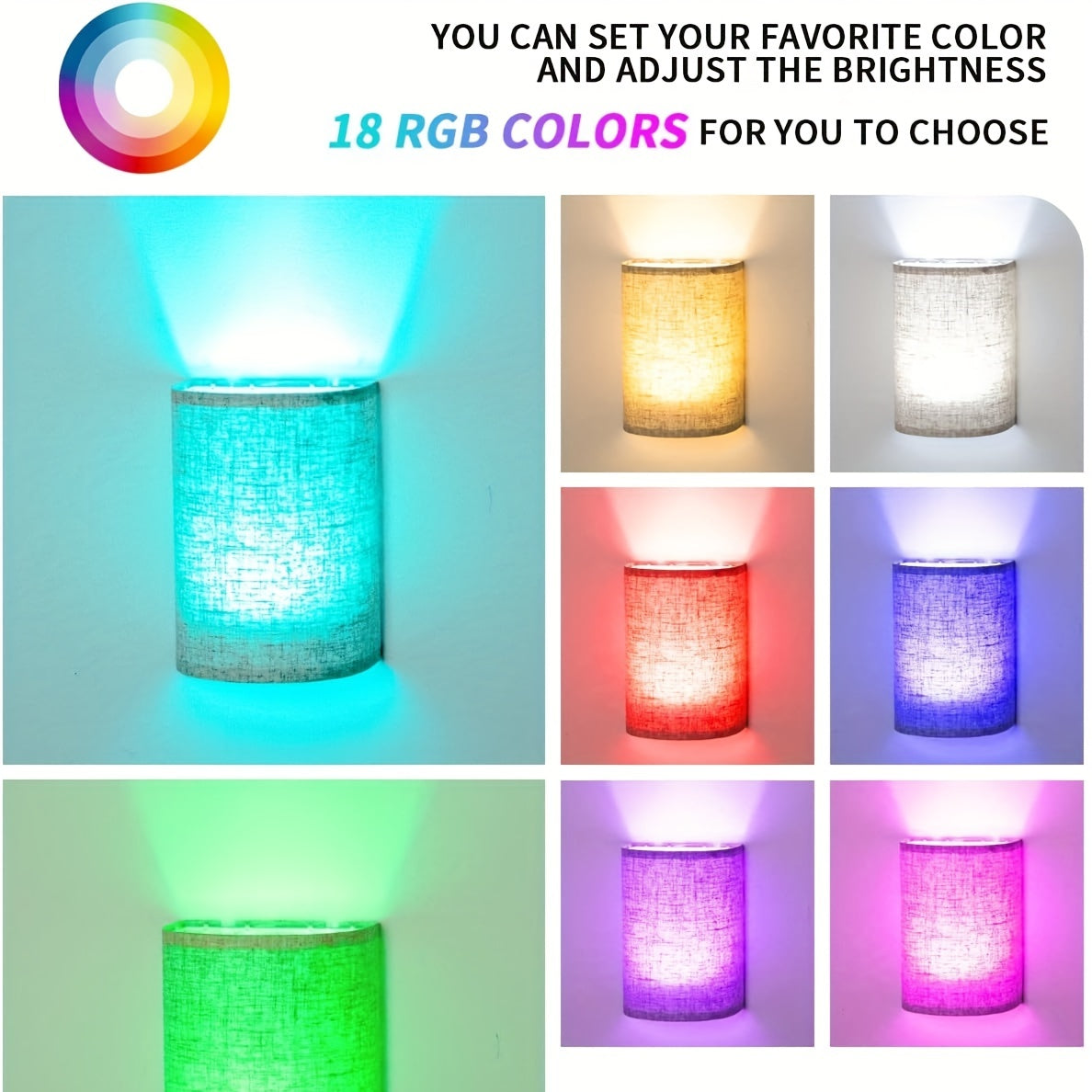 Magnetisk Vägglampa Set - Atmosfärisk Belysning i Alla Rum Carvallo