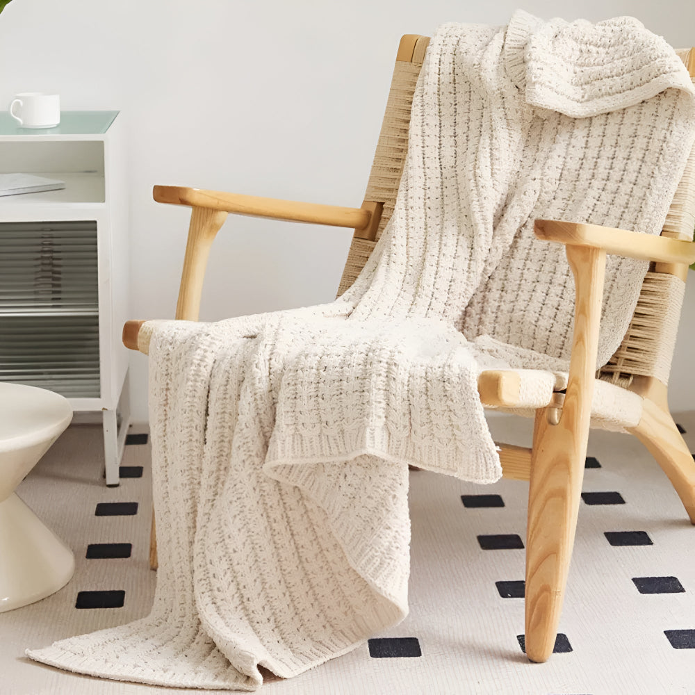 Vintage Chunky Knit Filt Carvallo