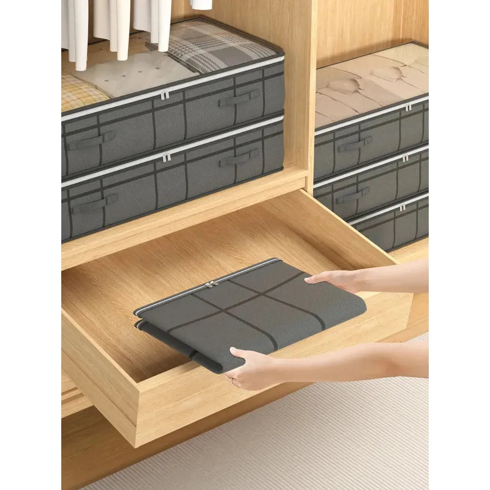 QuiltStorage Bag - Fällbar Förvaringslåda med Stort Utrymme för Sänglinne Carvallo