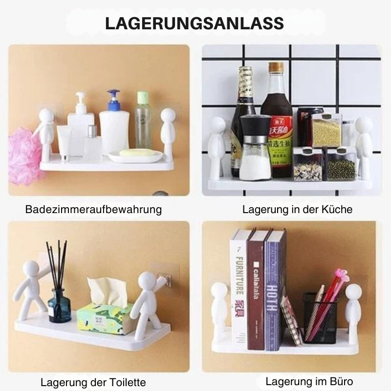 StickMate – Vattentät vägghylla utan borrning MILA Sverige