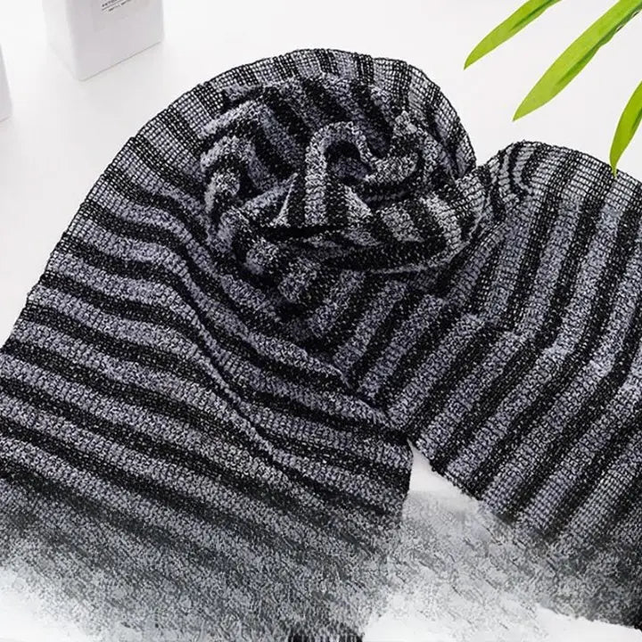 Exfolierande badhandduk i kolfiber – Antibakteriell kroppsskrubb för djuprengörande och mjuk hud MILA Sverige