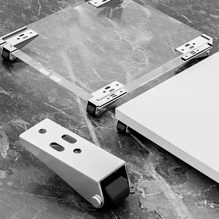 Kraftiga dörrhjul – justerbar rulle med långt monteringsfäste MILA Sverige