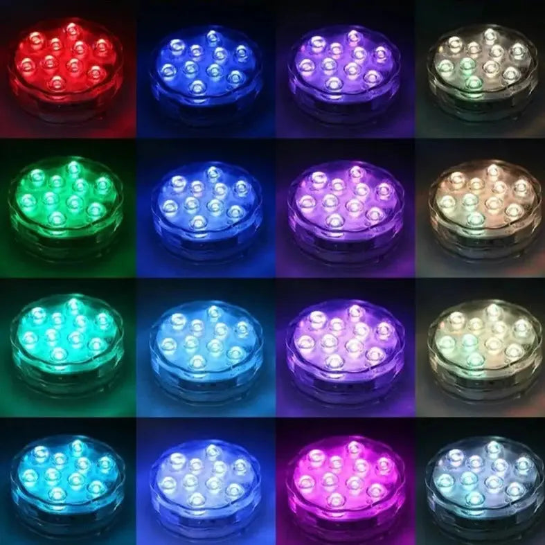 AquaGlow - Fjärrstyrd RGB-poollampa – Vattentät färgskiftande LED MILA Sverige